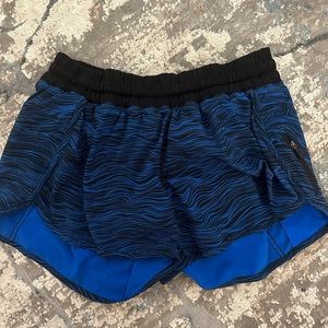 Blue lululemon size 10 shorts